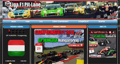 Desktop Screenshot of ligaf1pit-lane.com